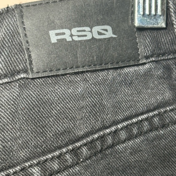 RSQ Classic Charcoal Low Rise Loose Straight Wide Leg Denim Jeans Size 32 - Picture 6 of 16